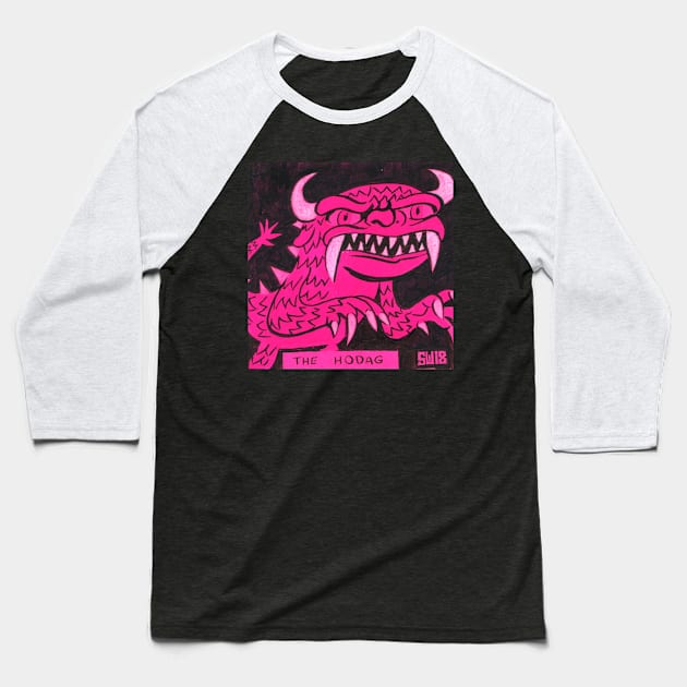 The Hodag Baseball T-Shirt by washburnillustration